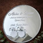 Modern Crystal Ring Tray with Customization